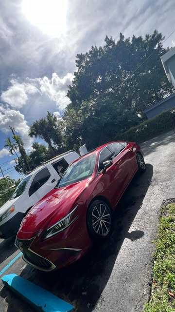 Vehicle detailed by Perfect Shine 305 in a Miami residential driveway
